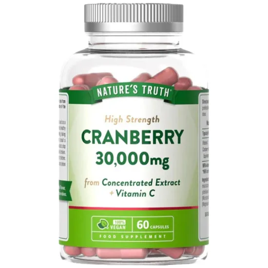 Nature's Truth Cranberry Extract 30, 000mg Capsules