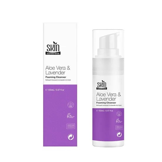 Skin Superfood Aloe Vera & Lavender Foaming Cleanser