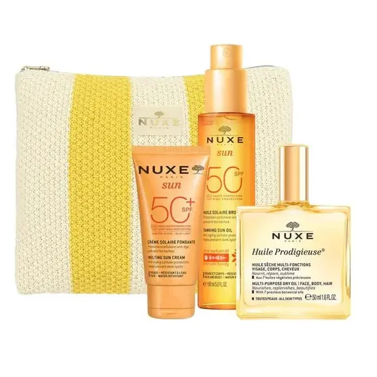 Nuxe Summer Essentials Set With Beach Pouch