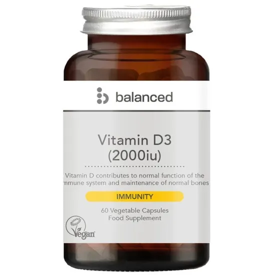 Balanced Vitamin D3 Capsules 60 Capsules