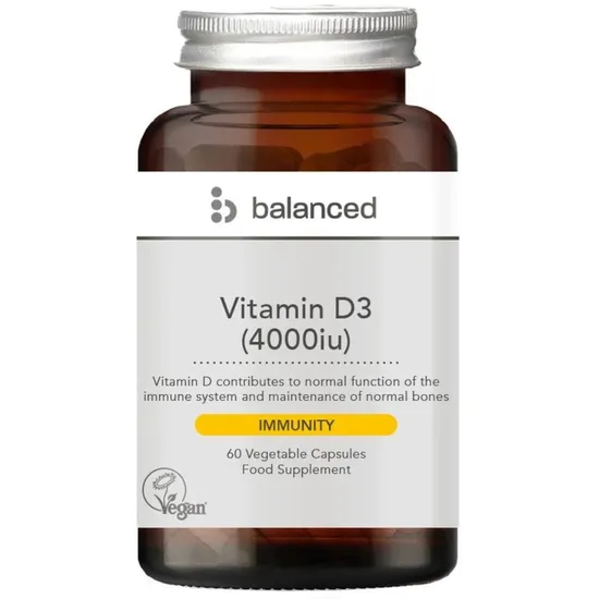 Balanced Vitamin D3 4000iu Capsules