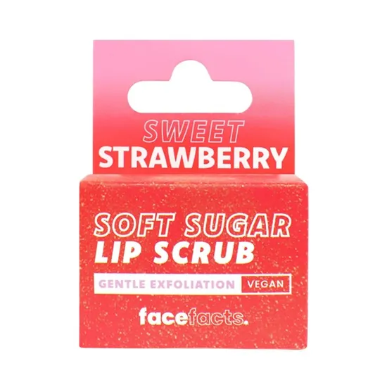 Face Facts Soft Sugar Lip Scrub Sweet Strawberry