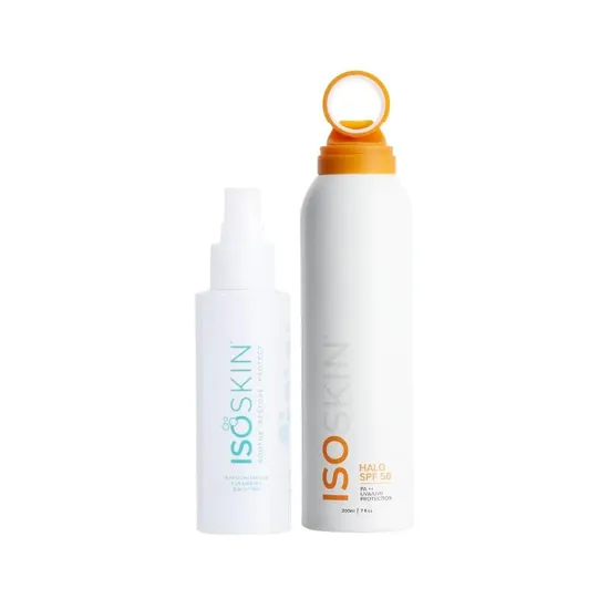 ISOCLEAN ISOSKIN's Daily Defence Duo Hypochlorous & HALO SPF Spray