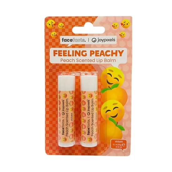 Face Facts Feeling Peachy Peach Scented Lip Balm
