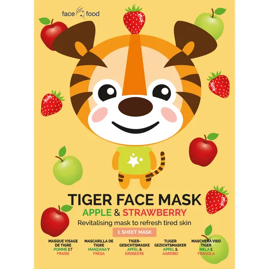 Montagne Jeunesse 7th Heaven Apple & Kiwi Tiger Face Mask