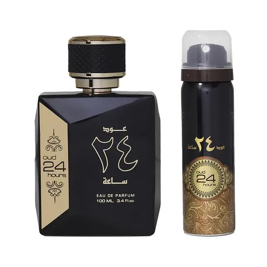 Ard Al Zaafaran Oud 24 Hours Gift Set 100ml Eau De Parfum + 50ml Deodorant Spray