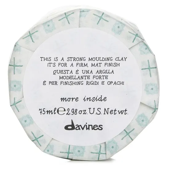 Davines More Inside This Is A Strong Moulding Clay For A Firm, Mat Finish