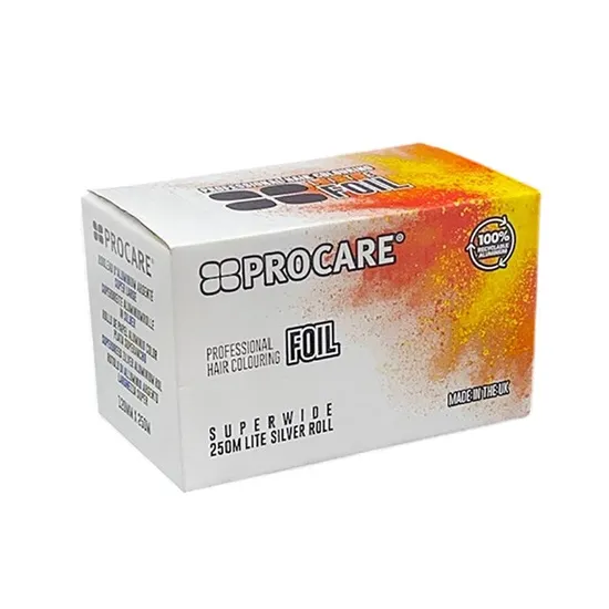 Procare Professional Hair Colouring Super Wide Silver Lite Foil 500M