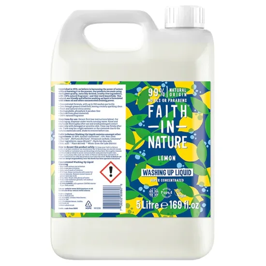 Faith in Nature Lemon Washing Up Liquid