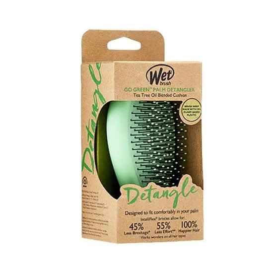Wet Brush Go Green Tea Tree Oil Blended Cushion Palm Detangler