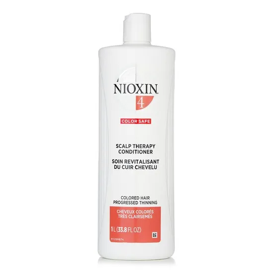 Nioxin Density System 4 Scalp Therapy Conditioner Coloured Hair, Progressed Thinning, Colour Safe
