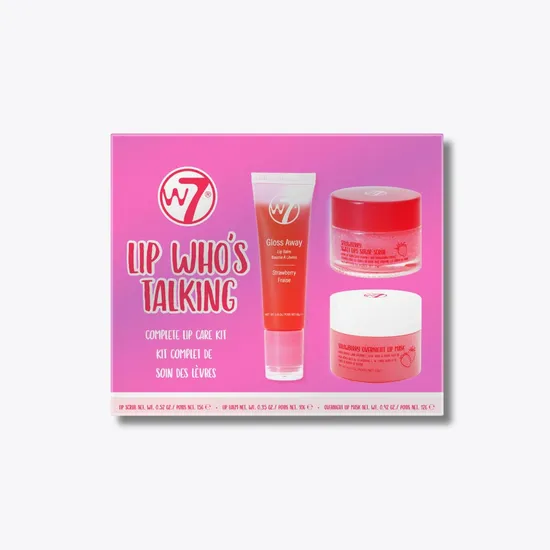 W7 Complete Lip Care Gift Set Lip Who's Talking