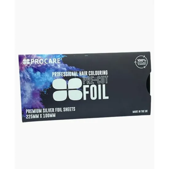 ProCare Professional Hair Colouring Pre Cut Silver Foil Sheet
