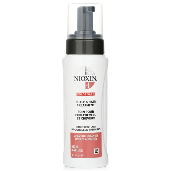 Nioxin Diameter System 4 Scalp & Hair Treatment Coloured Hair, Progressed Thinning, Colour Safe