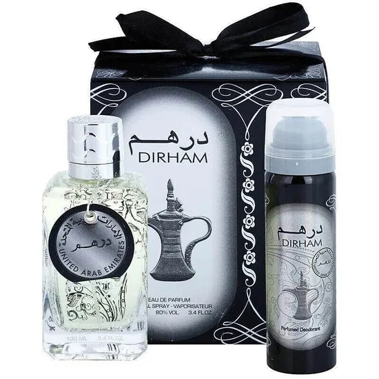 Ard Al Zaafaran Dirham Silver Perfume Eau De Parfum With Deodorant