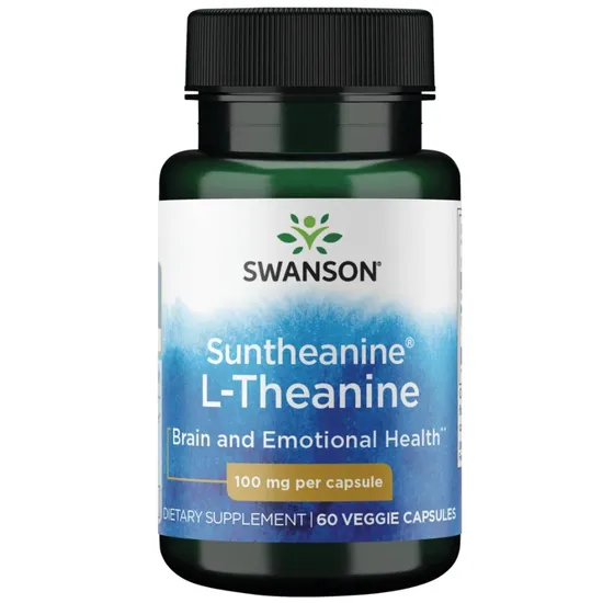 Swanson Suntheanine L-Theanine 100mg Capsules