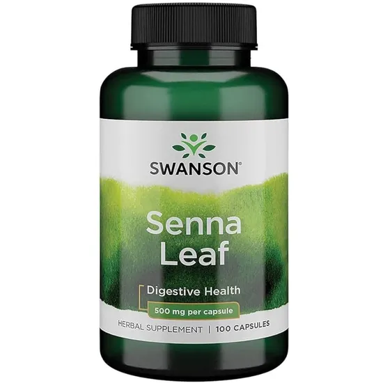 Swanson Senna Leaf 500mg Capsules