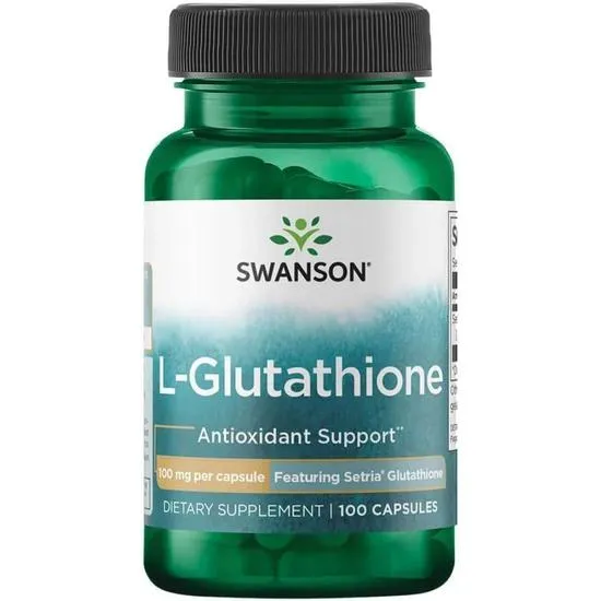 Swanson L-Glutathione 100mg Capsules