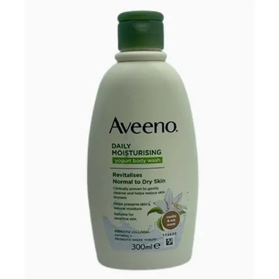 Aveeno Daily Moisturising Vanilla & Oat Scent Yogurt Body Wash