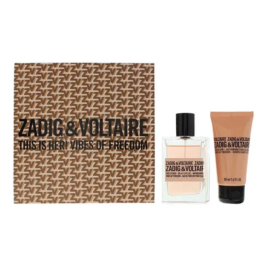 Zadig & Voltaire This Is Her! Vibes Of Freedom Eau De Parfum + Body Lotion