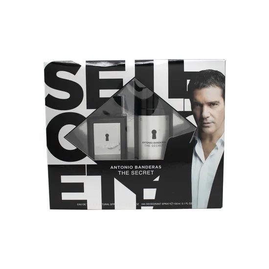 Antonio Banderas The Secret Gift Set 50ml Eau De Toilette + 150ml Deodorant Spray