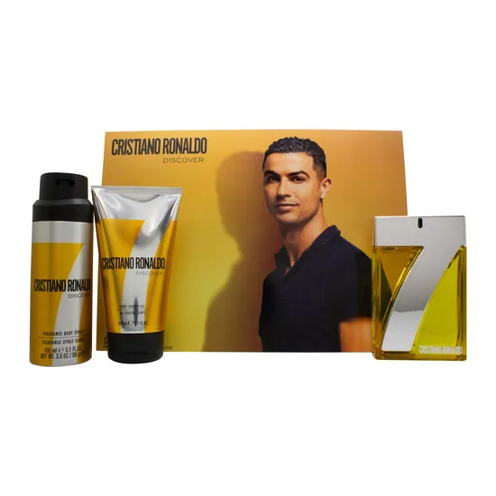 Cristiano Ronaldo Cr7 Discover Eau De Toilette Gift Set 100Ml