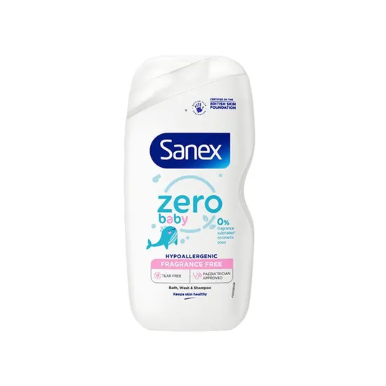 Sanex Zero Percentage Baby 3 In 1 Bath