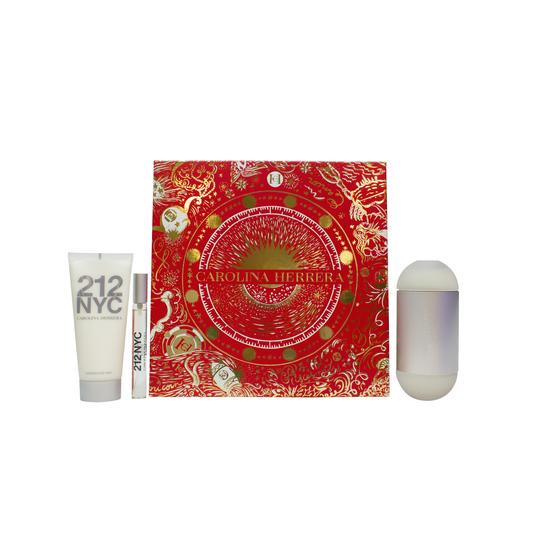 Carolina Herrera 212 NYC Gift Set 100ml Eau De Toilette + 100ml