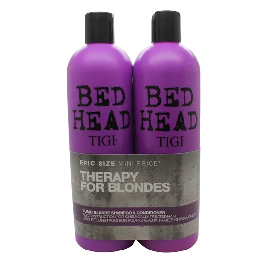 TIGI Duo Pack Bed Head Dumb Blonde Shampoo + Conditioner