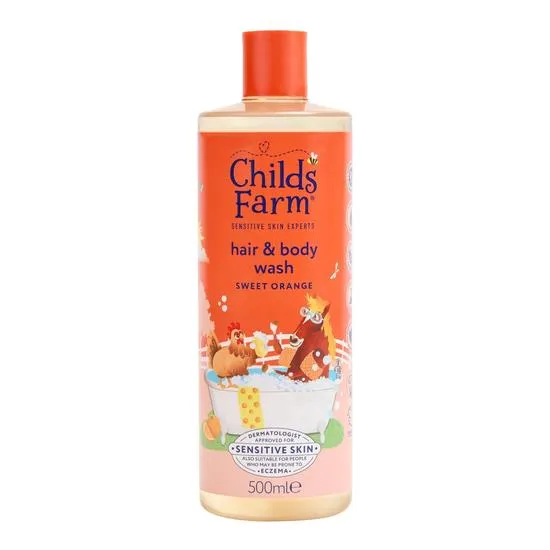 Child's Farm Sweet Orange Hair & Body Wash 500Ml