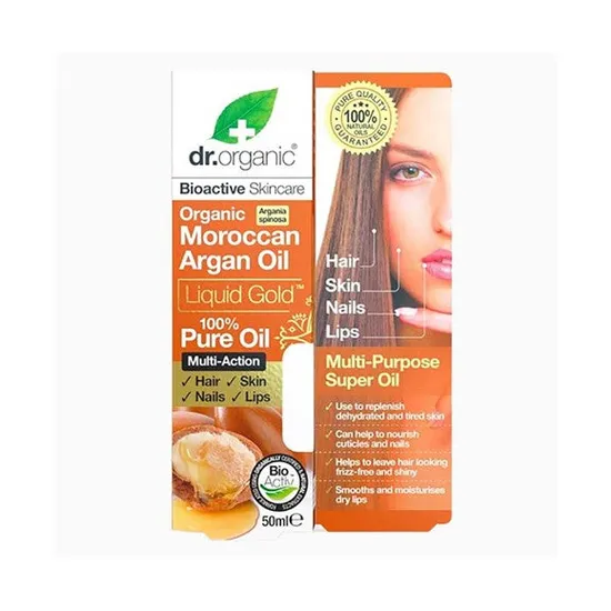 Dr. Organic Bioactive Skin Care Organic Moroccan Argan Multi Purpose Pure Oil