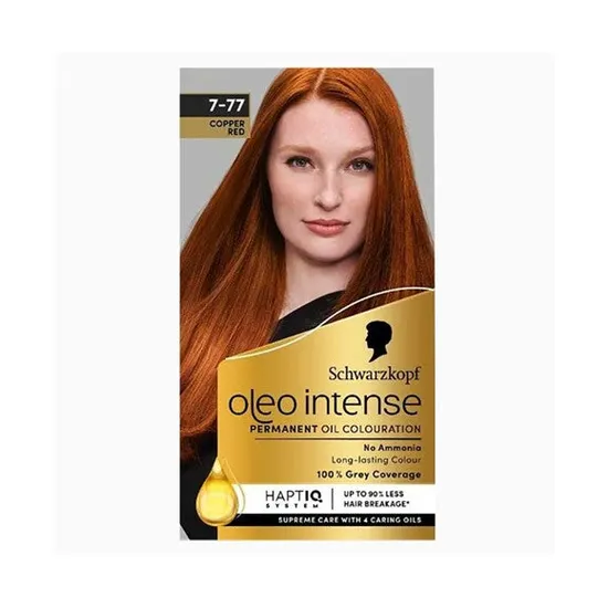 Schwarzkopf Oleo Intense Permanent Oil Colouration 7 77 Copper Red