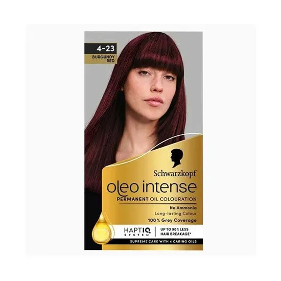 Schwarzkopf Oleo Intense Permanent Oil Colouration 4 23 Burgundy Red