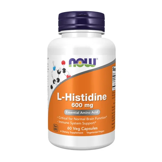NOW Foods L-Histidine 600mg Capsules