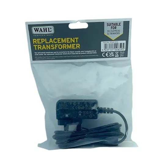 Wahl Replacement Transformer Suitable For 5v Clippers & Trimmers