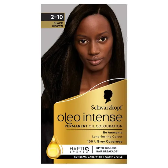 Schwarzkopf Oleo Intense Permanent Oil Colouration 2 10 Black Brown