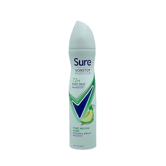 Sure Nonstop Protection 72h Pure Melon Aloe Deodorant Spray