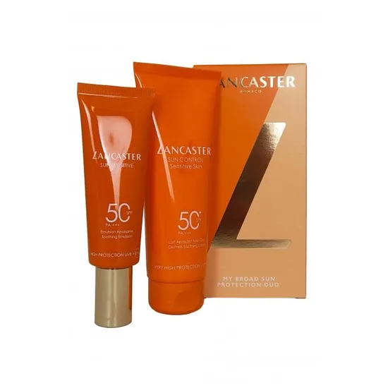 Lancaster Sun Care Sun Care Set Soothing Emulsion 50ml Oil Free Soothing Lotion 50ml SPF 50