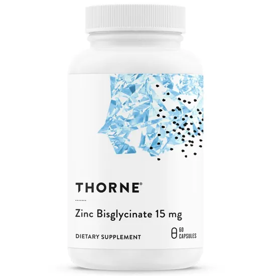 Thorne Zinc Bisglycinate 15mg Capsules