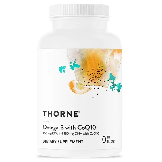 Thorne Omega-3 + CoQ10 Gelcaps