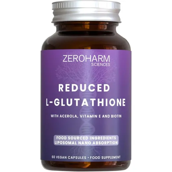 ZeroHarm Liposomal Reduced L-Glutathione 250mg Capsules