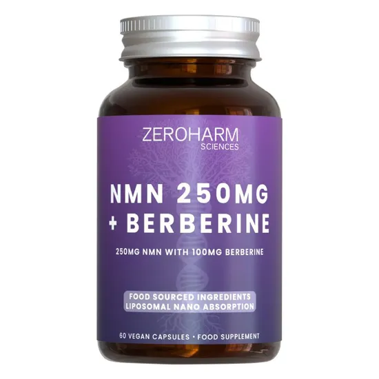 ZeroHarm Liposomal NMN 250mg + Berberine Capsules