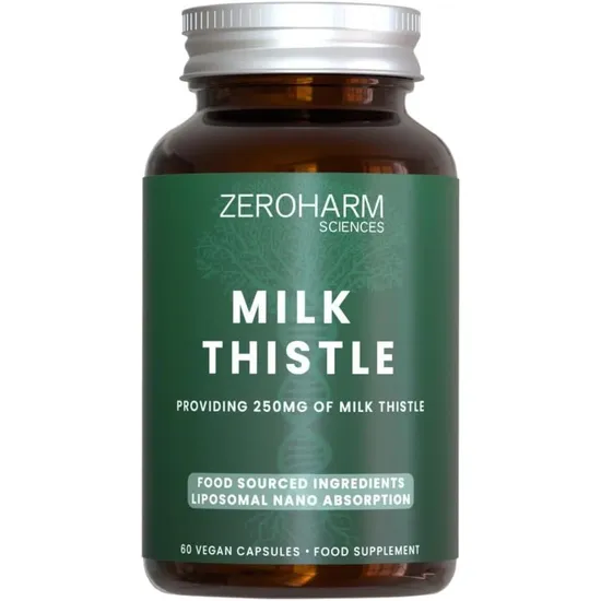 ZeroHarm Liposomal Milk Thistle 250mg Capsules