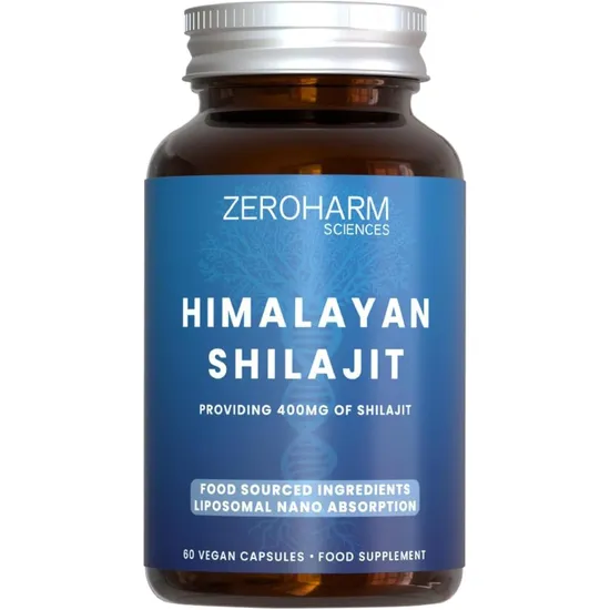ZeroHarm Liposomal Himalayan Shilajit 400mg Capsules