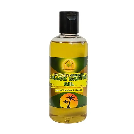 Natural Health Harmony Authentic Jamaican Black Castor Oil With Vitamins