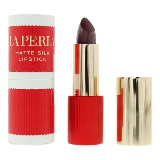 La Perla Matte Silk Lipstick 108 Plum Red