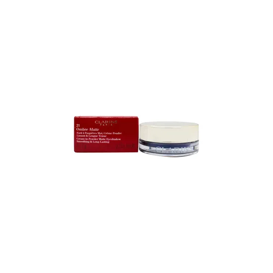 Clarins Ombre Matte Cream To Powder Eyeshadow 21 Cobalt Blue