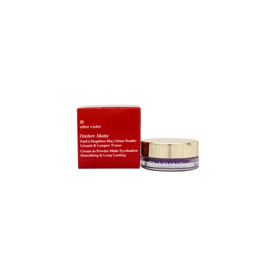 Clarins Ombre Matte Cream To Powder Eyeshadow 20 Ultra Violet