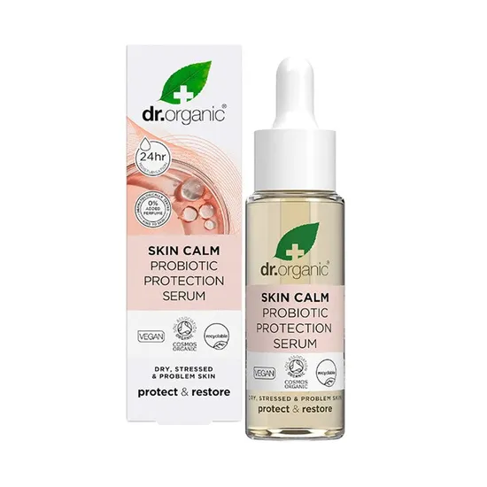 Dr. Organic Skin Calm Protect & Restore Probiotic Protection Serum