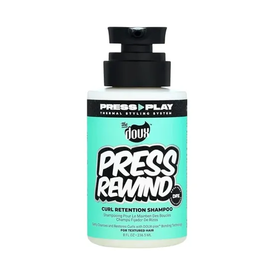The Doux Press Rewind Curl Retention Shampoo
